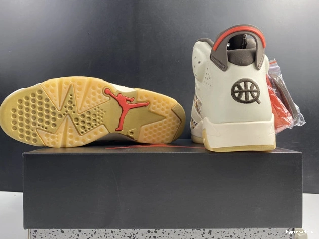 6 Brown Sail Jordan Retro AIR Quai54 (2020) CZ4152-100 0812